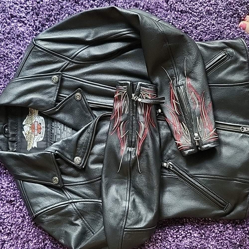 Permanently Closed Rare Vintage Harley Davidson Jacket